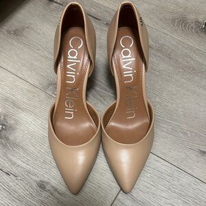 Calvin Klein Women's Nude Heels